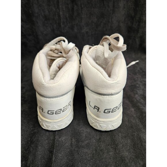 Vintage 1990's LA Gear White Hi-top OG Sneakers Women's Size US 8.5 - Picture 6 of 16